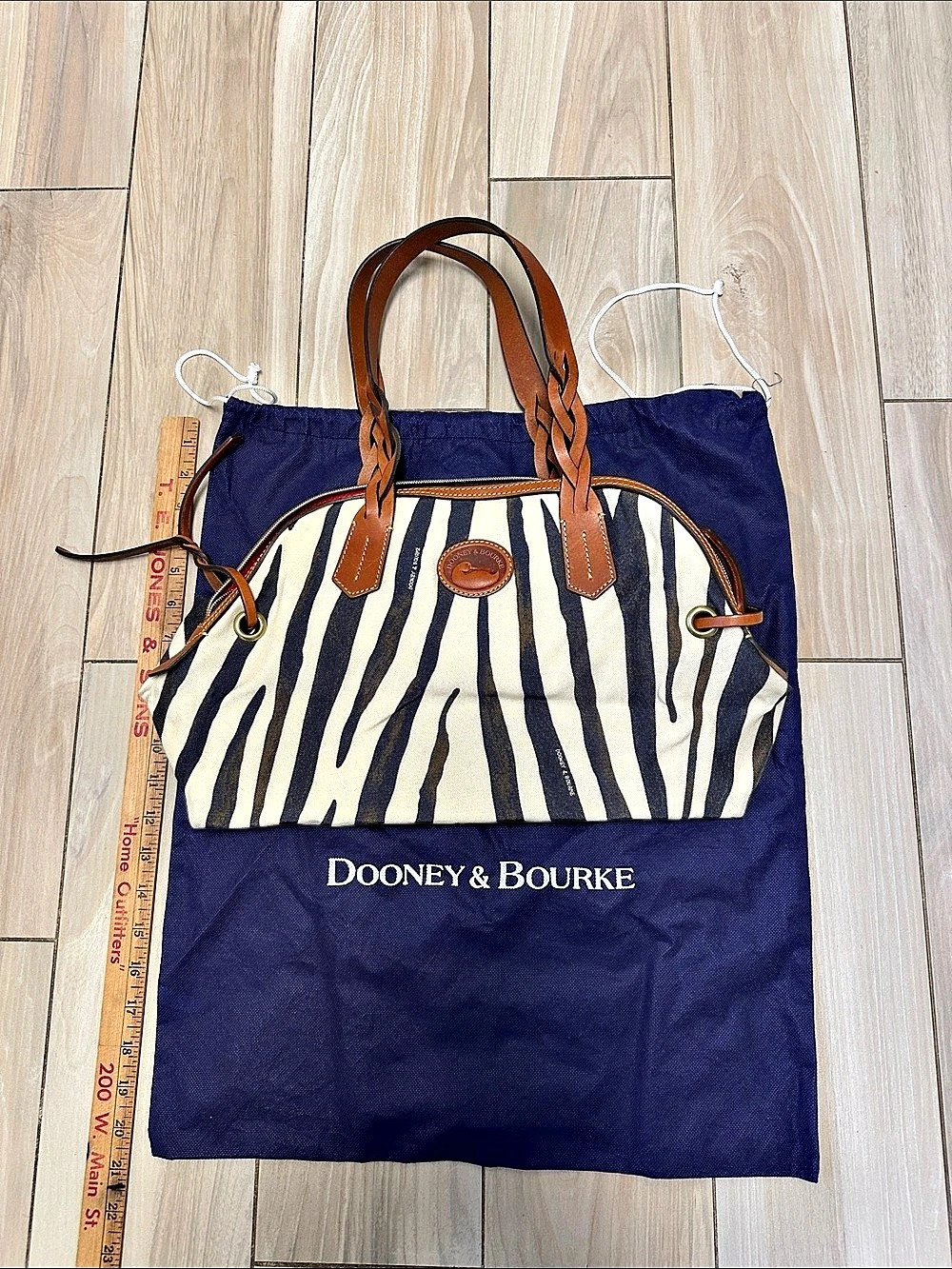 Dooney & Bourke Zebra Print Shoulder Bag
